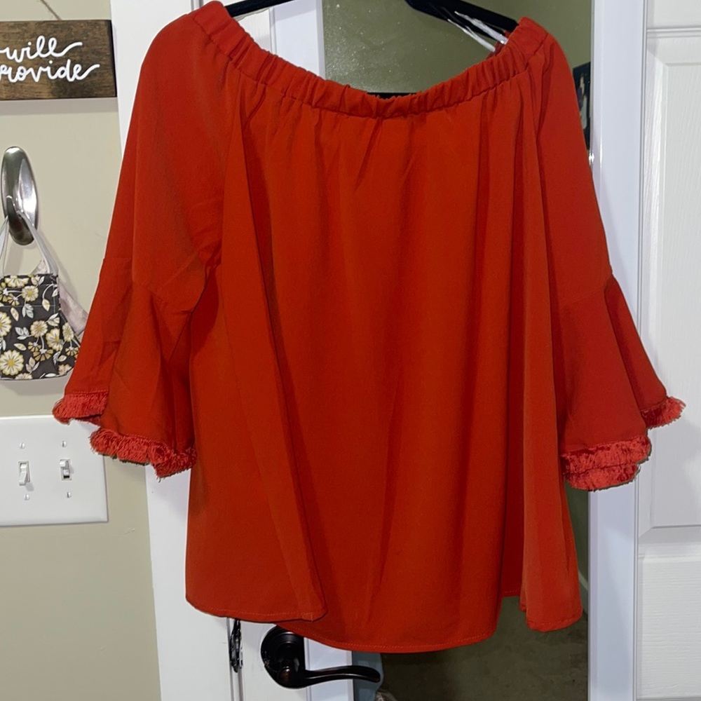 TCEC Off the Shoulder top